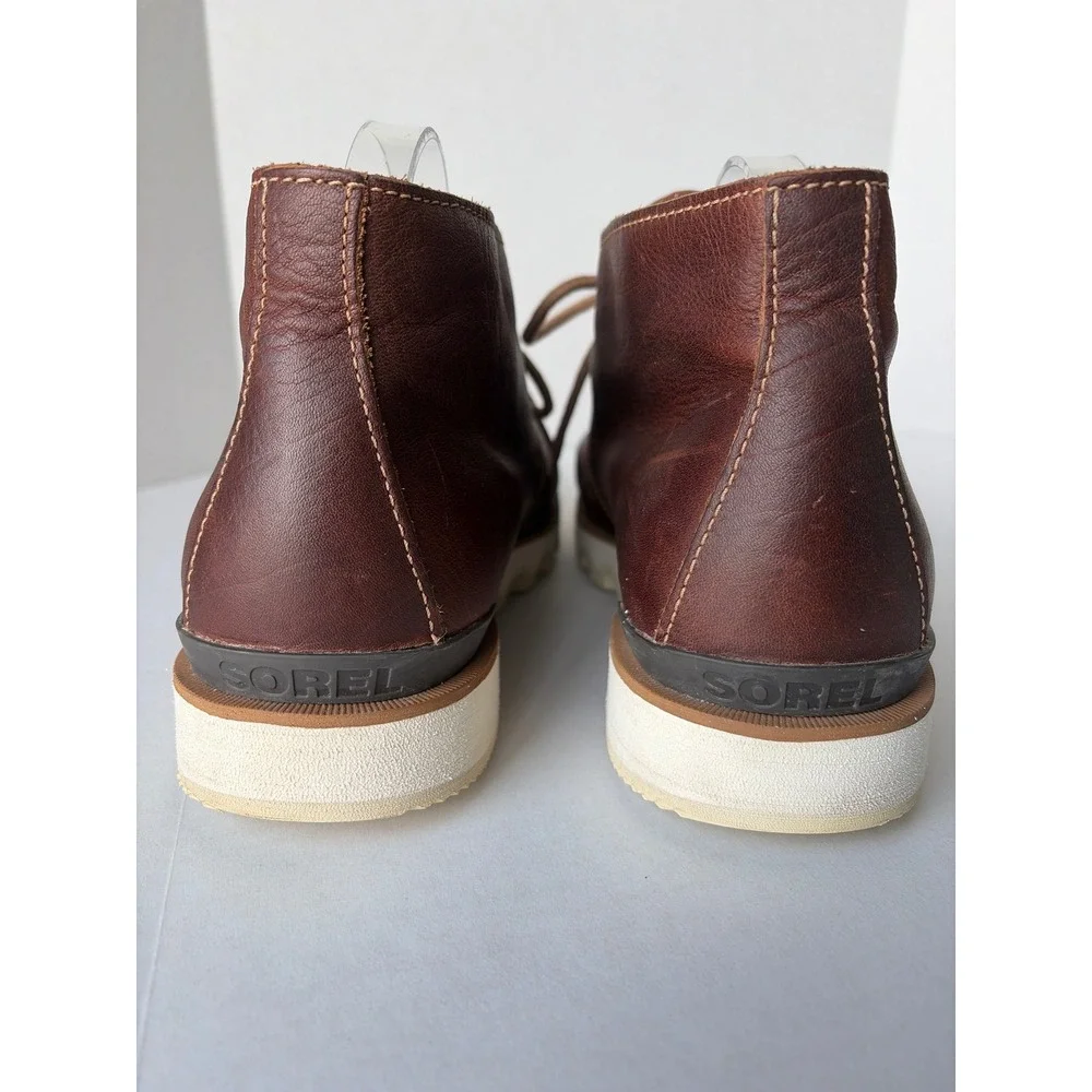 Sorel Kezar‎ Chukka Waterproof Leather Boots Mens 13 Brown